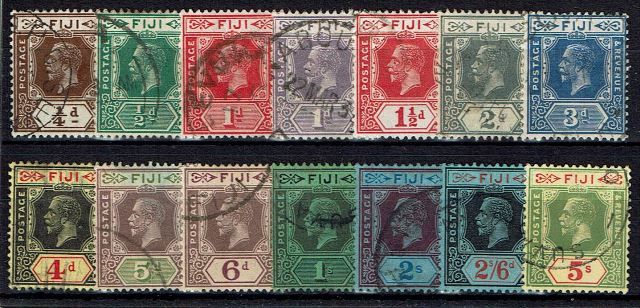 Image of Fiji SG 228/41 FU British Commonwealth Stamp